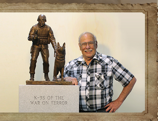 K9s of the War on Terror statue